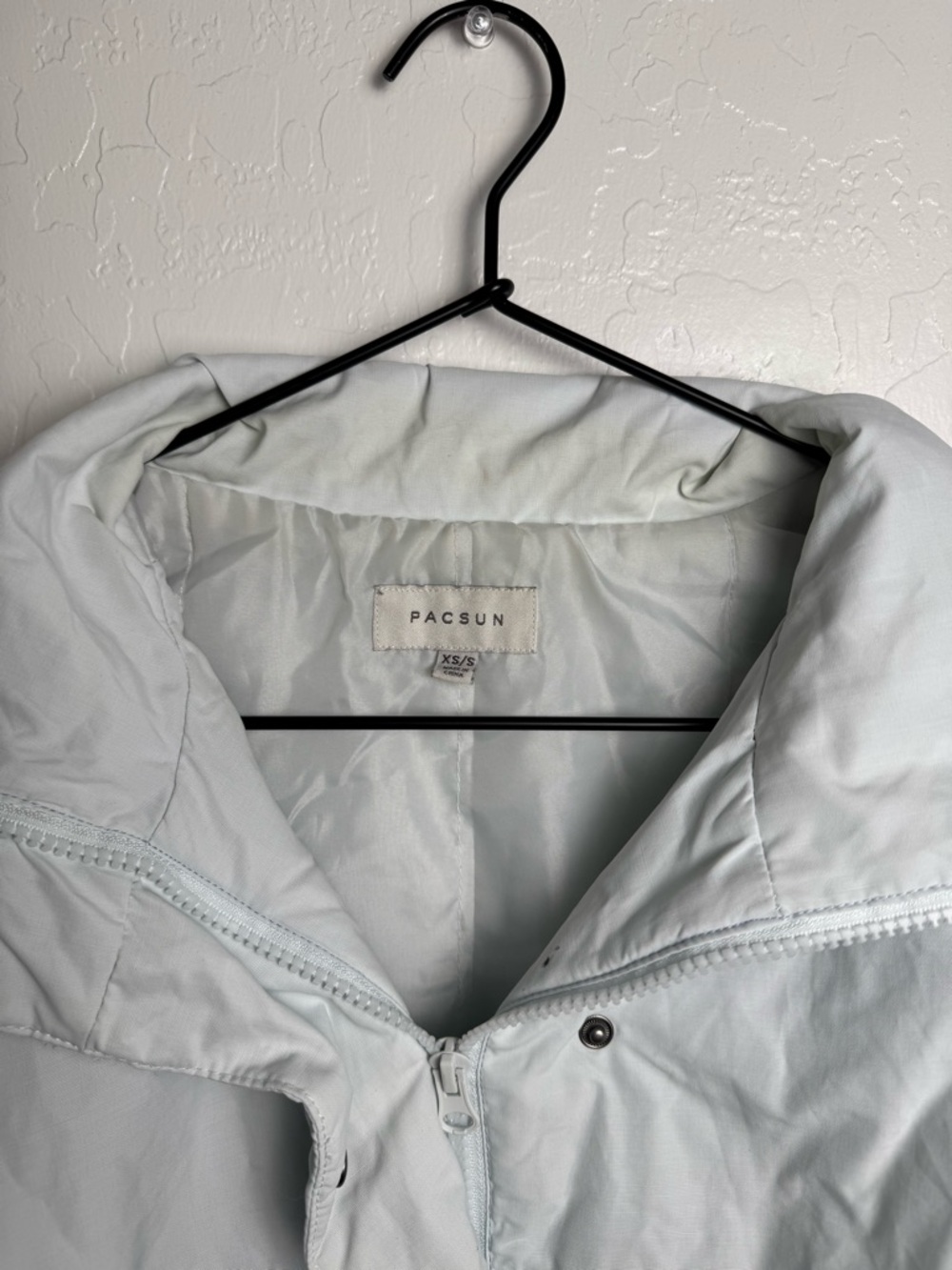 PacSun Light Blue & Sky Colorblock Cropped Jacket - Picture 3 of 10
